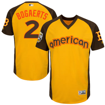 Xander Bogaerts Boston Red Sox yellow All-Star jersey
