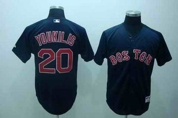 Youkilis Boston Red Sox blue jersey
