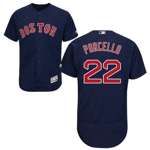 Rick Porcello Boston Red Sox navy jersey