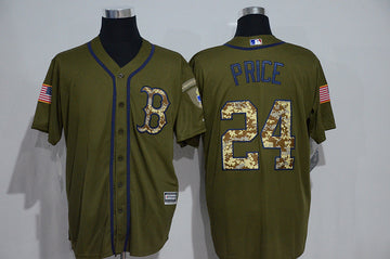 David Price Boston Red Sox olive jersey