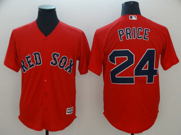 David Price Boston Red Sox red jersey