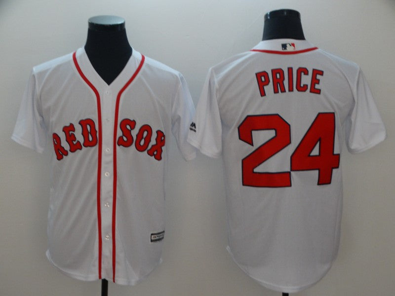 David Price Boston Red Sox white jersey