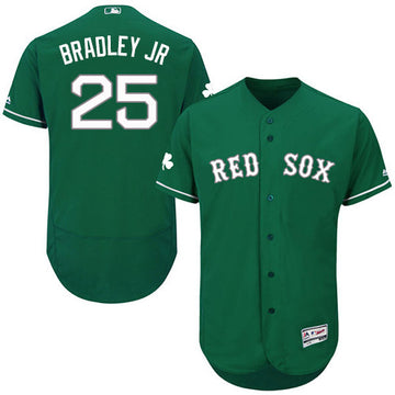Jackie Bradley Jr Boston Red Sox green jersey