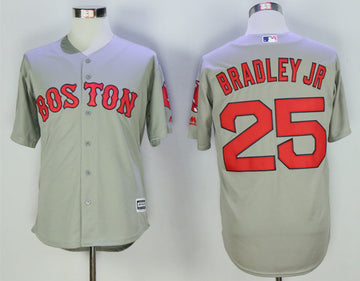 Jackie Bradley Jr Boston Red Sox grey jersey