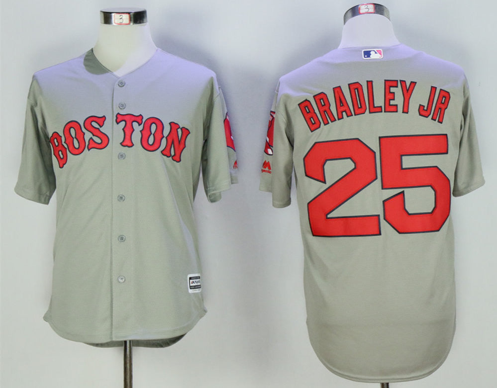 Jackie Bradley Jr Boston Red Sox grey jersey