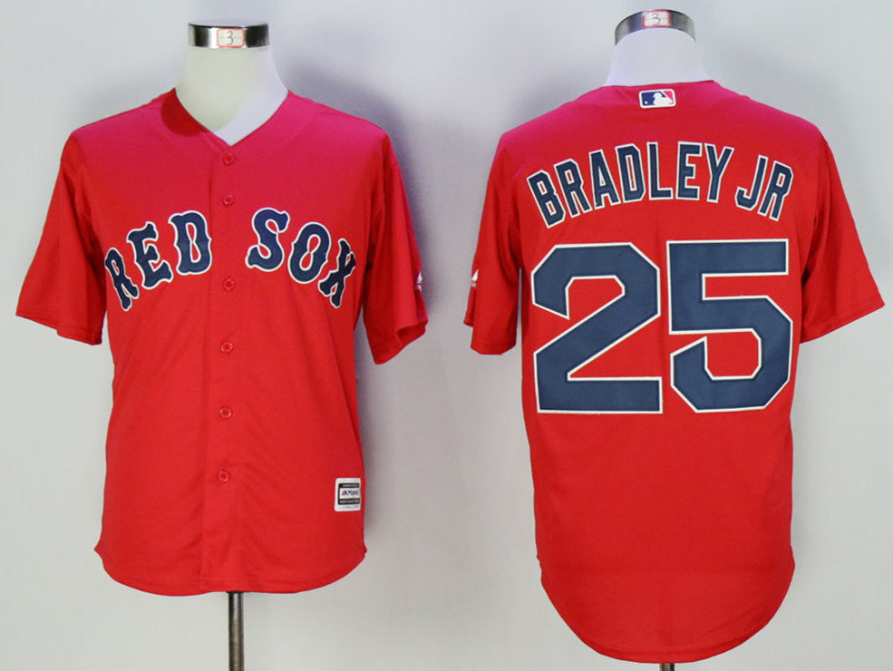 Jackie Bradley Jr Boston Red Sox red jersey