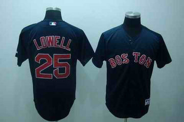 Lowell Boston Red Sox blue jersey