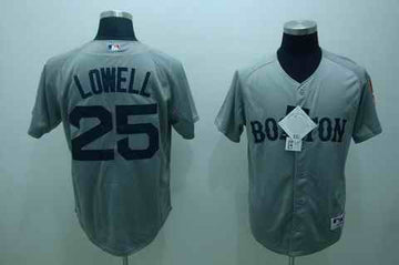 Lowell Boston Red Sox grey jersey