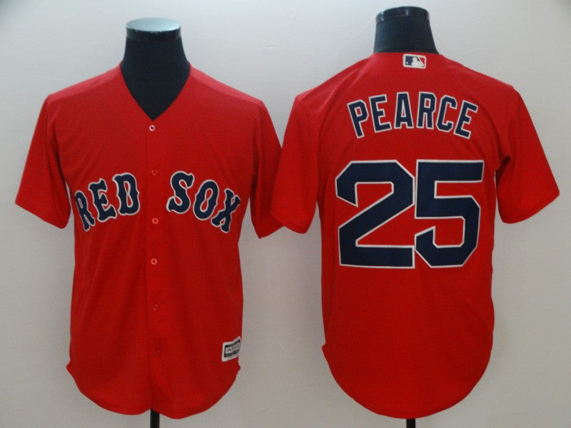 Steve Pearce Boston Red Sox red jersey
