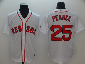 Steve Pearce Boston Red Sox white jersey