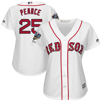 Steve Pearce Boston Red Sox white Home jersey