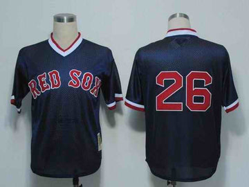 Wade Boggs Boston Red Sox blue jersey