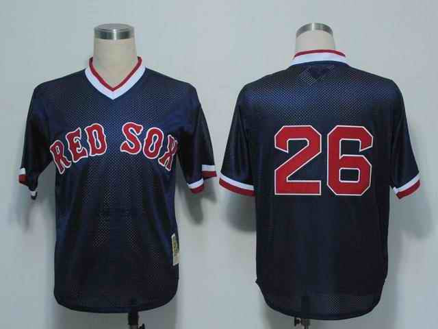 Wade Boggs Boston Red Sox blue jersey