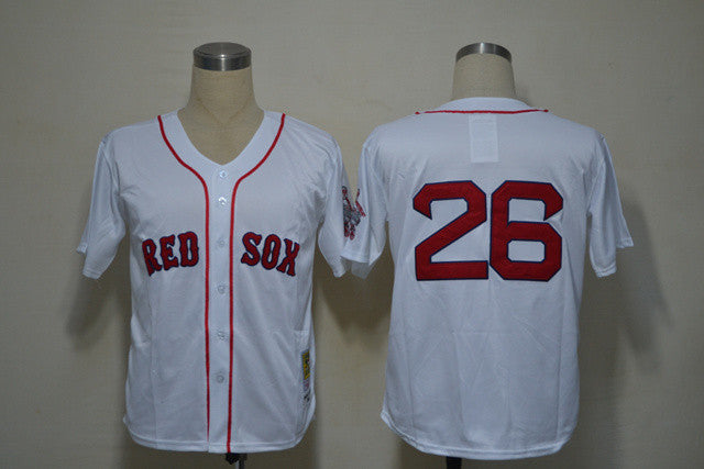 Wade Boggs Boston Red Sox white jersey