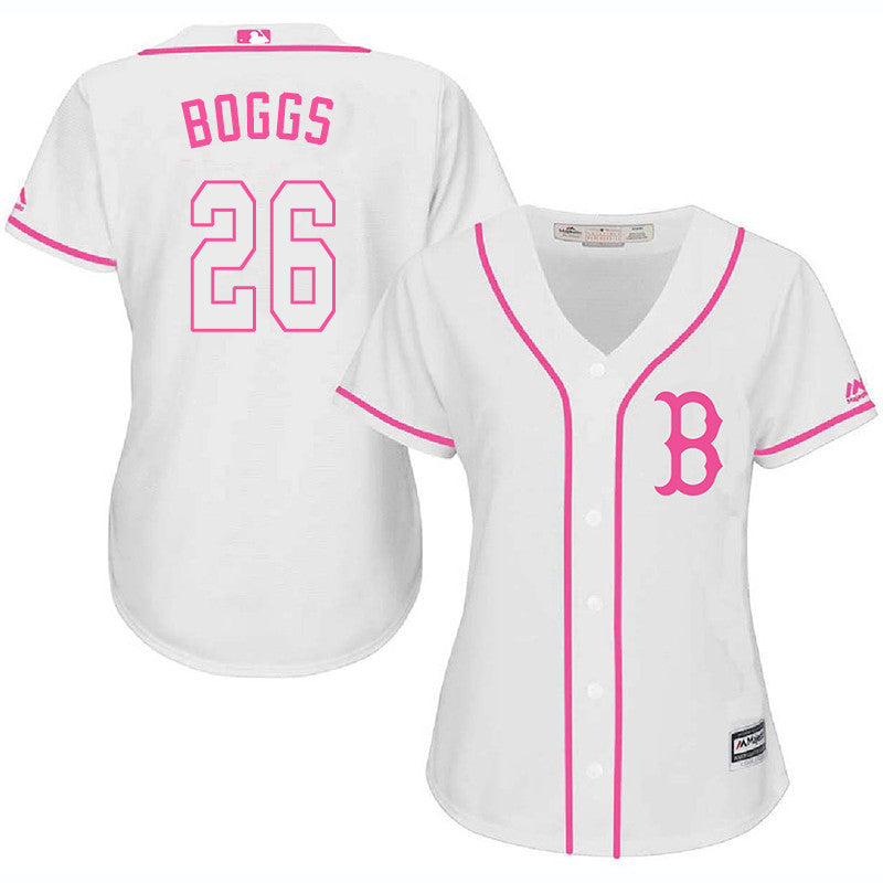 Wade Boggs Boston Red Sox white jersey