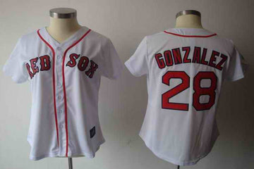 Gonzalez White Boston Red Sox red jersey