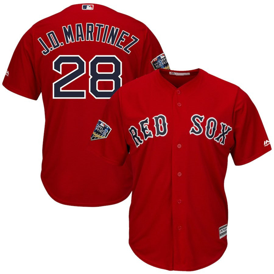 J.D. Martinez Boston Red Sox red jersey