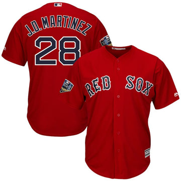 J.D. Martinez Boston Red Sox red jersey