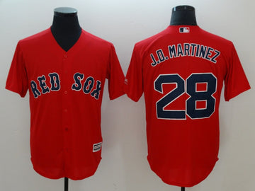 J.D. Martinez Boston Red Sox red jersey