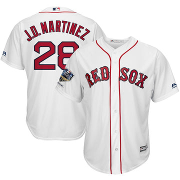 J.D. Martinez Boston Red Sox white Home jersey