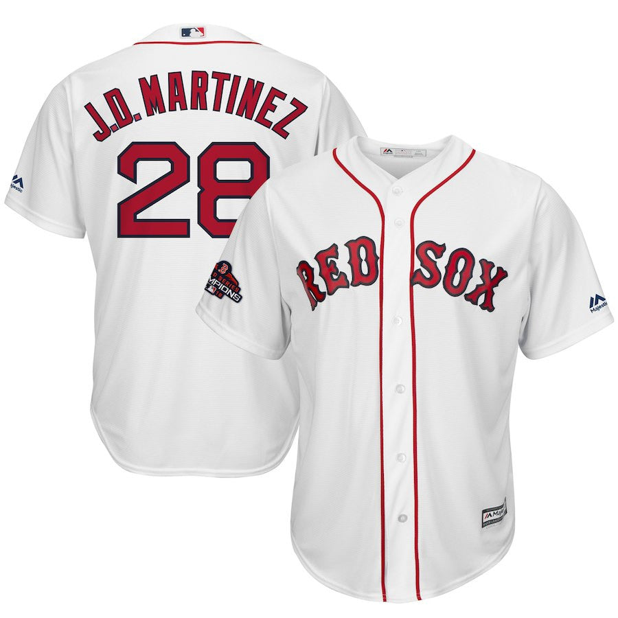 J.D. Martinez Boston Red Sox white jersey