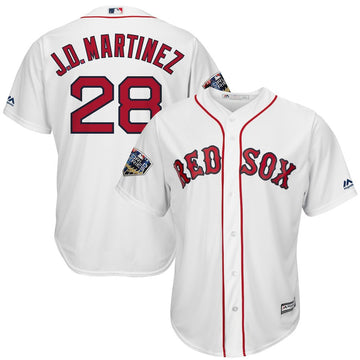 J.D. Martinez Boston Red Sox white jersey
