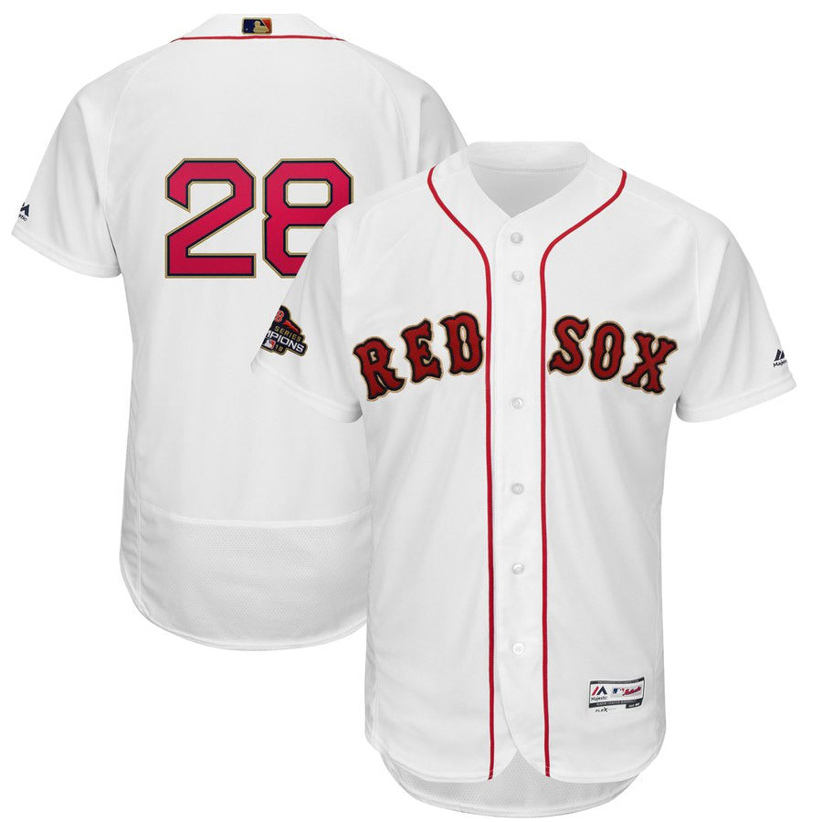 J.D. Martinez Boston Red Sox white jersey