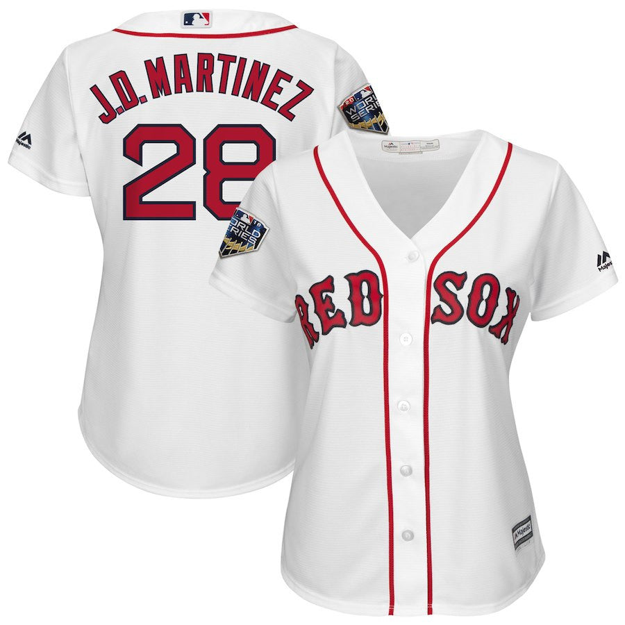J.D. Martinez Boston Red Sox white jersey