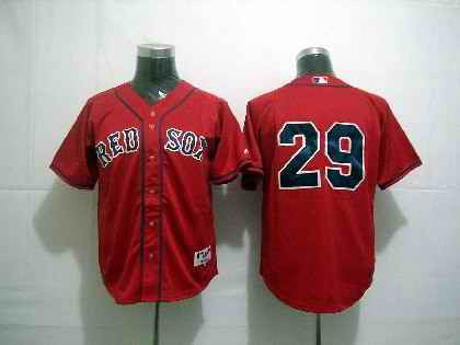 Smoltz Boston Red Sox red jersey
