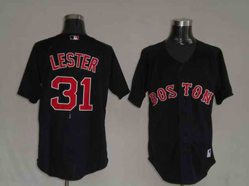 Lester Boston Red Sox black jersey