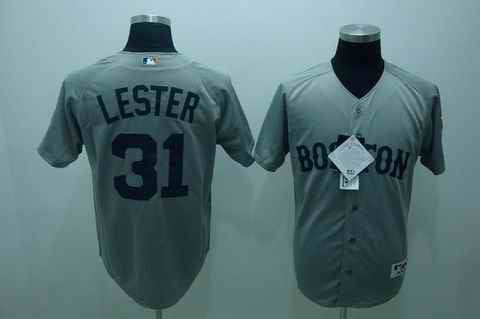 Lester Boston Red Sox grey jersey