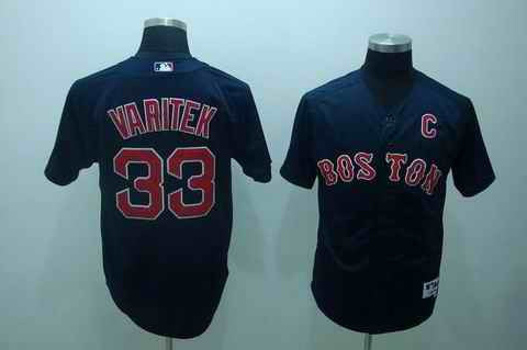 Varitek Boston Red Sox blue jersey