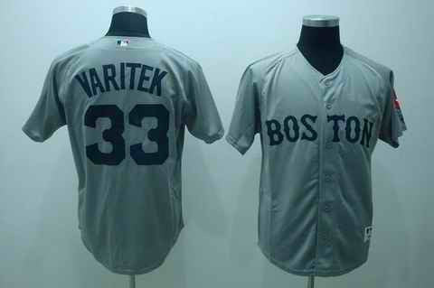 Varitek Boston Red Sox grey jersey
