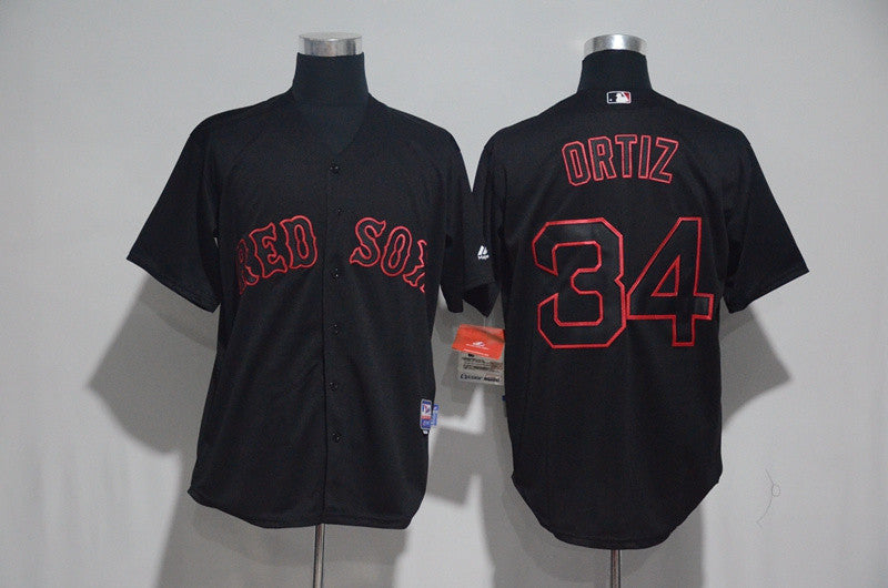 David Ortiz Boston Red Sox black jersey