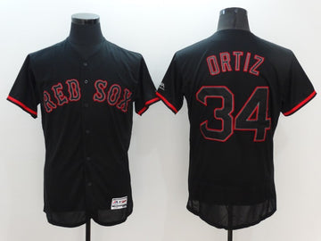 David Ortiz Boston Red Sox black jersey