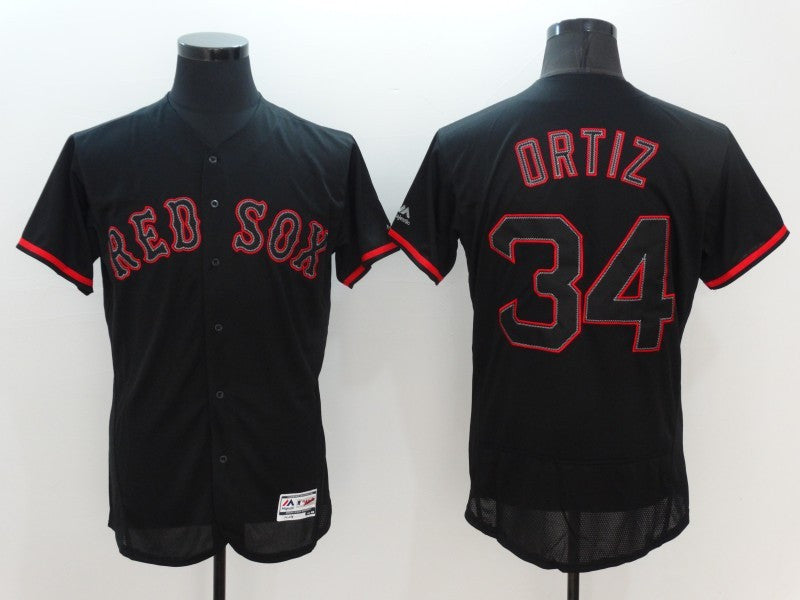 David Ortiz Boston Red Sox black jersey