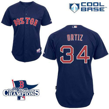 David Ortiz Boston Red Sox blue jersey