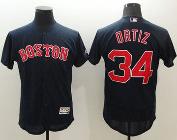 David Ortiz Boston Red Sox navy Authentic jersey