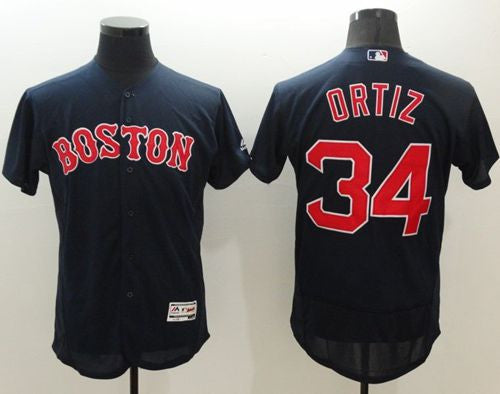 David Ortiz Boston Red Sox navy Authentic jersey