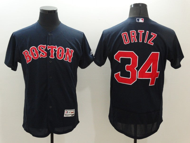 David Ortiz Boston Red Sox navy jersey
