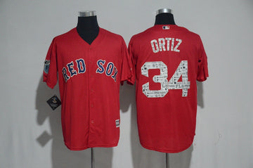 David Ortiz Boston Red Sox red jersey