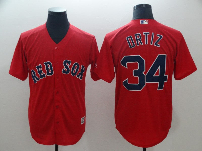 David Ortiz Boston Red Sox red jersey