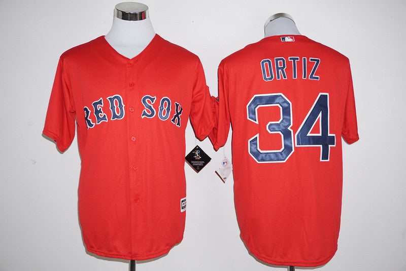 David Ortiz Boston Red Sox red jersey