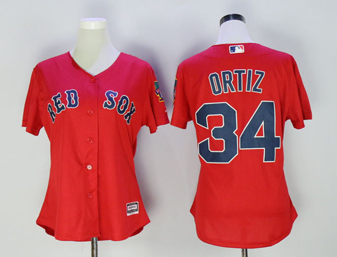 David Ortiz Boston Red Sox red jersey