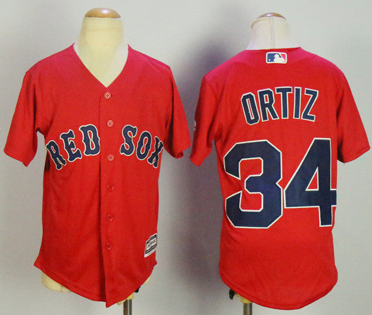 David Ortiz Boston Red Sox red jersey