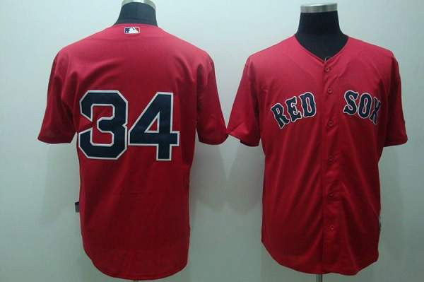 David Ortiz Boston Red Sox red jersey