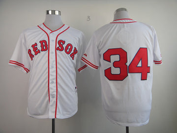 David Ortiz Boston Red Sox white Throwback jersey