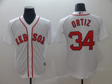 David Ortiz Boston Red Sox white jersey