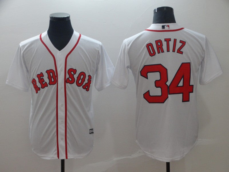 David Ortiz Boston Red Sox white jersey