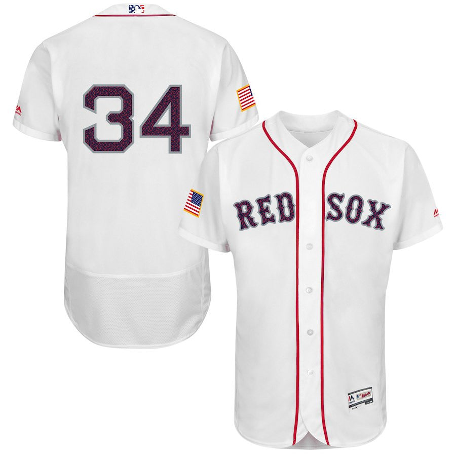 David Ortiz Boston Red Sox white Fashion jersey